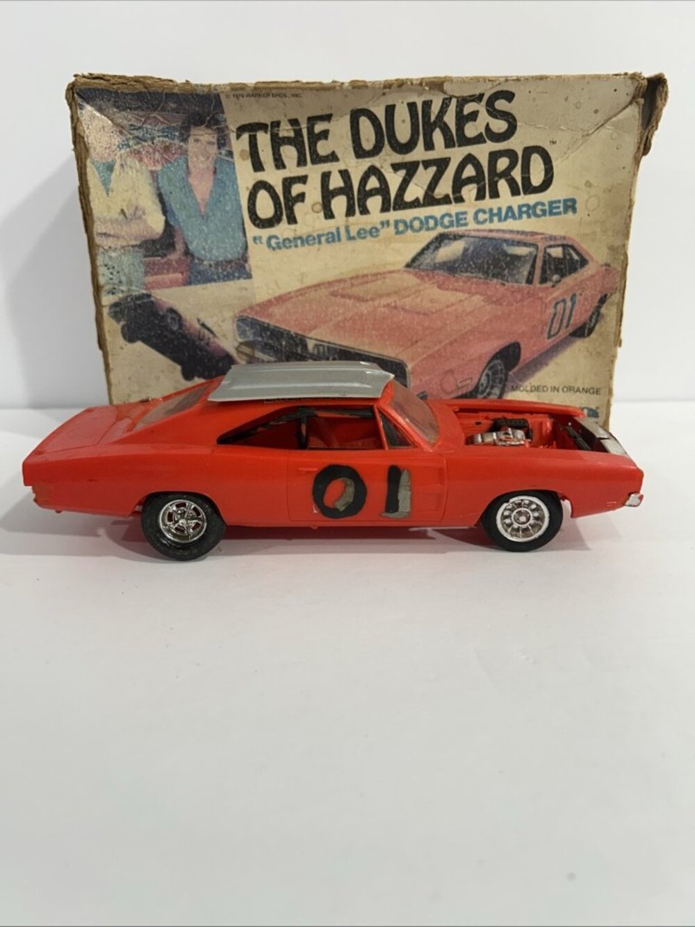 Built Vintage Lee MPC 1/25 Model ~ Original 1979 Kit Dukes Of Hazard '69 Charger